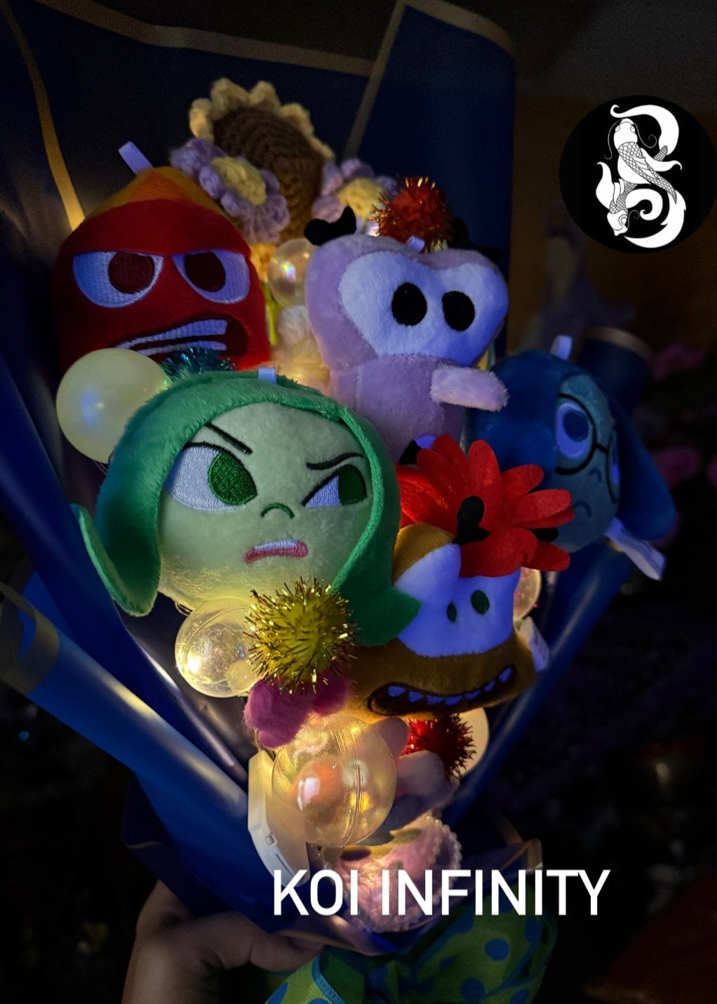 Emotions Lights Up Plush Bouquet