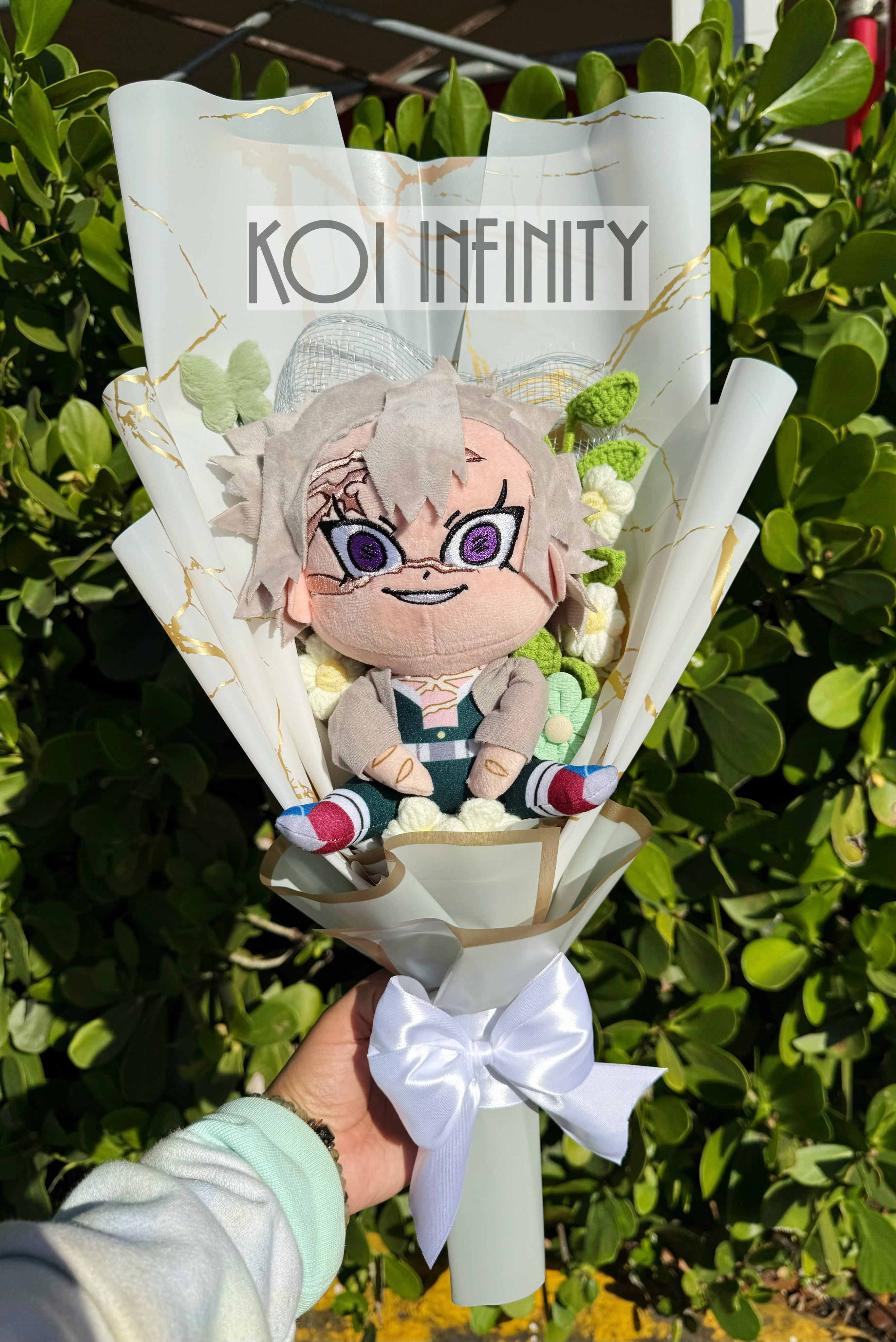 Sanemi Wind Hashira Demon Slayer Plush Bouquet