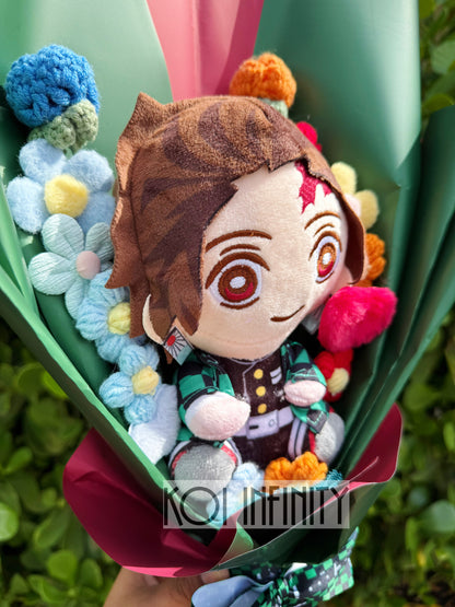 Tanjiro Demon Slayer Plush Bouquet