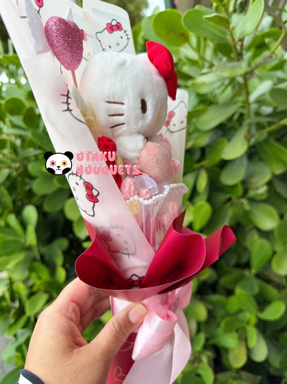 Angel Pink Valentine Hello Kitty Love Plushie Bouquet