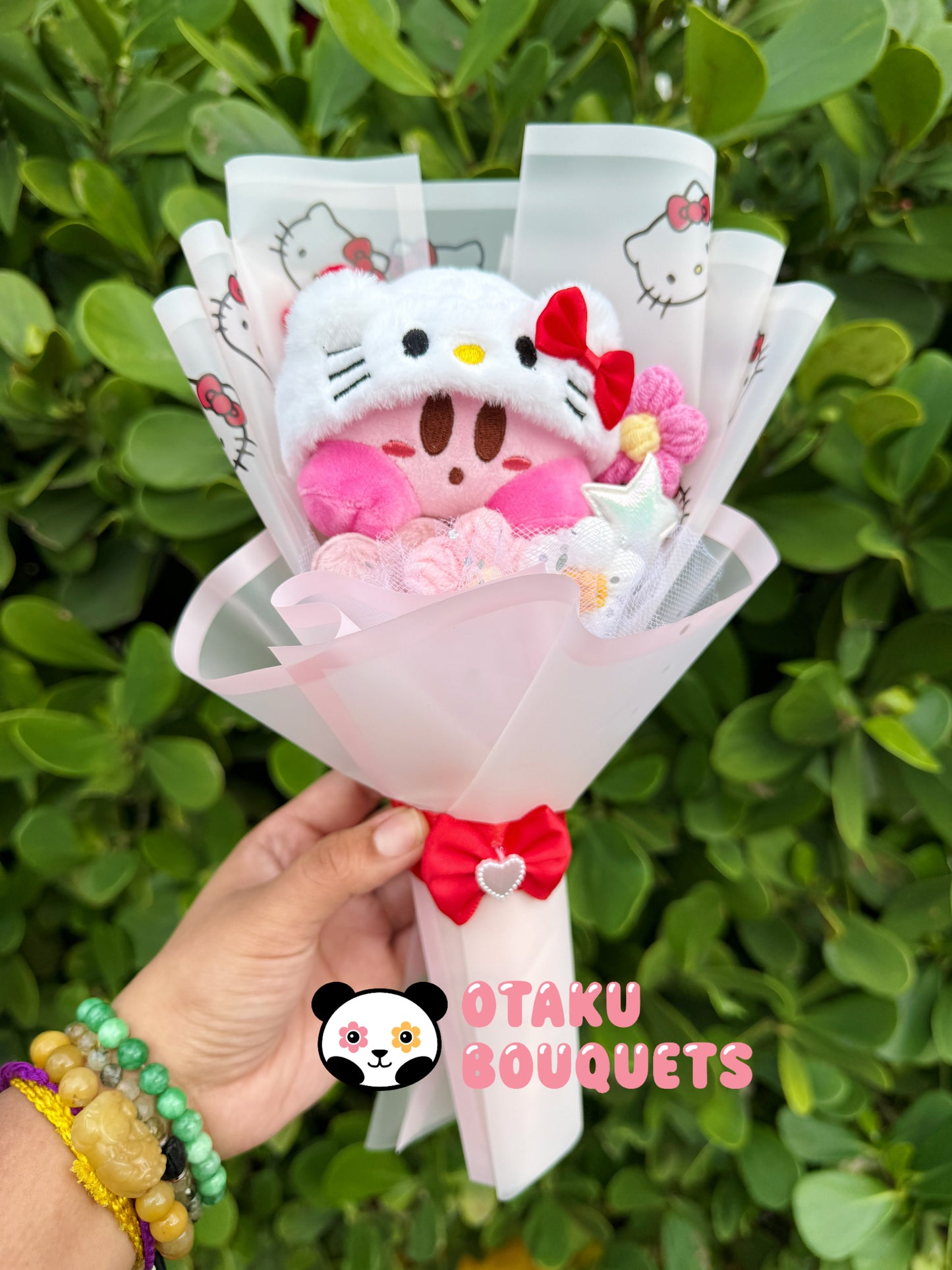 Hello Kitty Kirby Small One Piece Chopper Plush Bouquet