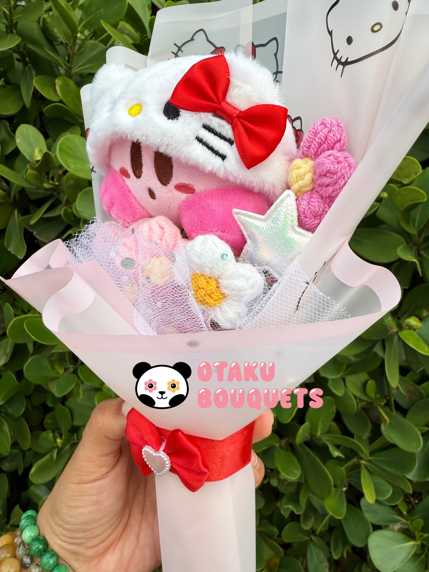 Hello Kitty Kirby Small One Piece Chopper Plush Bouquet