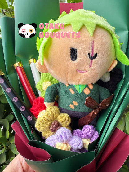 Roronoa Zoro Small One Piece Plush Bouquet