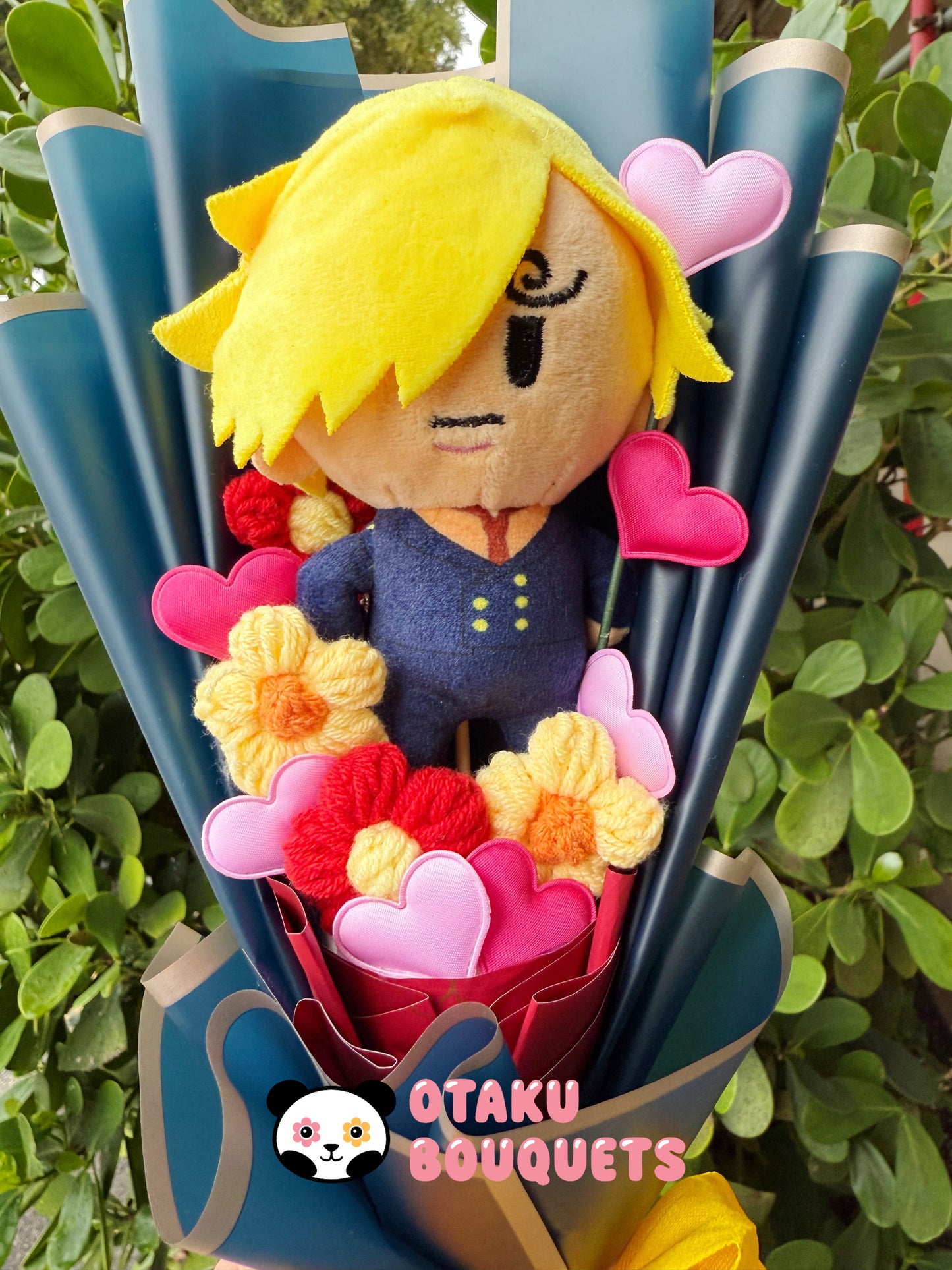 Sanji Small One Piece Plush Bouquet