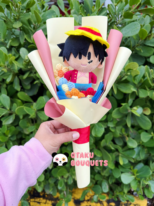 Monkey D. Luffy Small One Piece Plush Bouquet