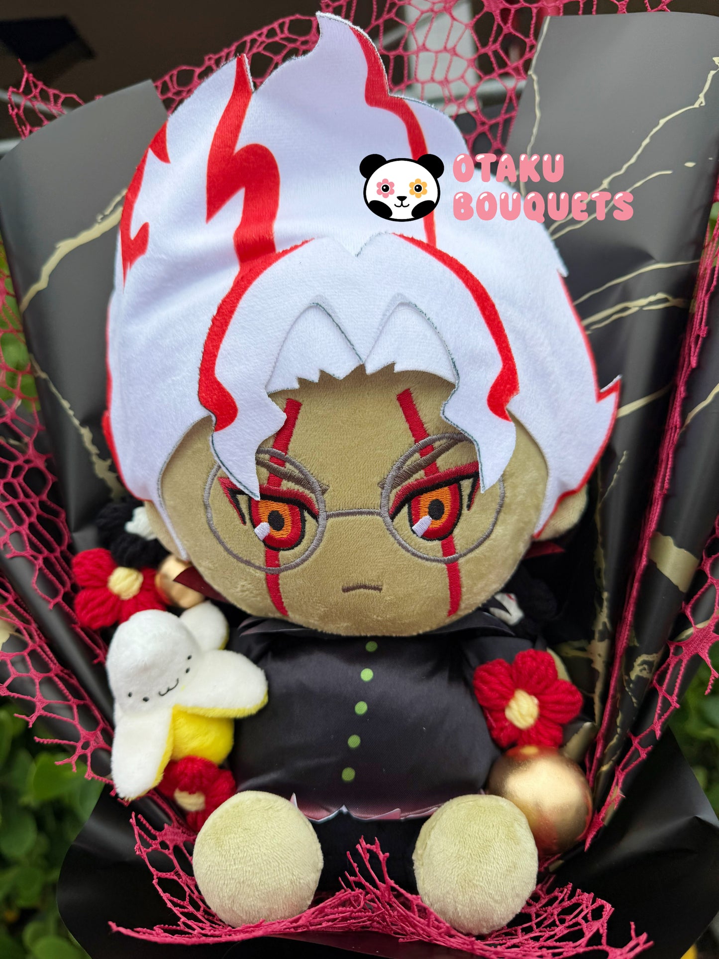 Okarun Turbo Granny Dandadan Plushie Bouquet