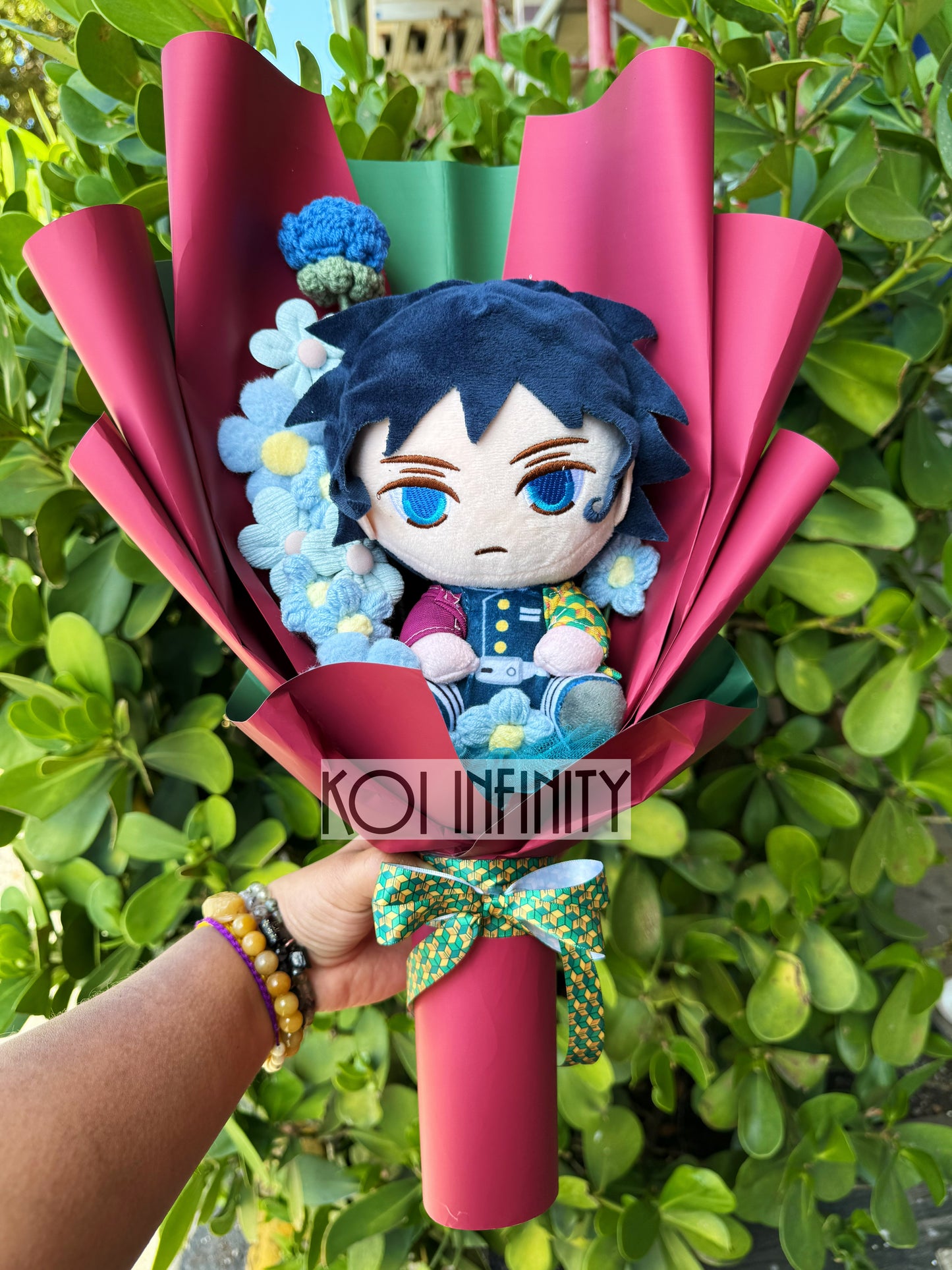 Giyu Hashira Demon Slayer Plush Bouquet