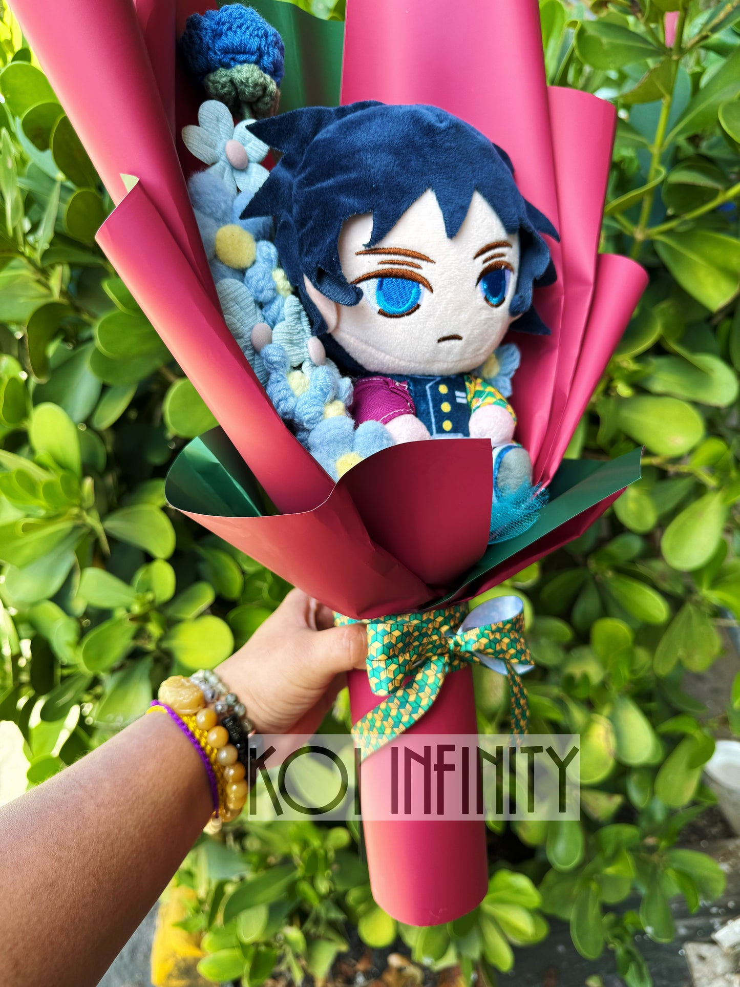 Giyu Hashira Demon Slayer Plush Bouquet