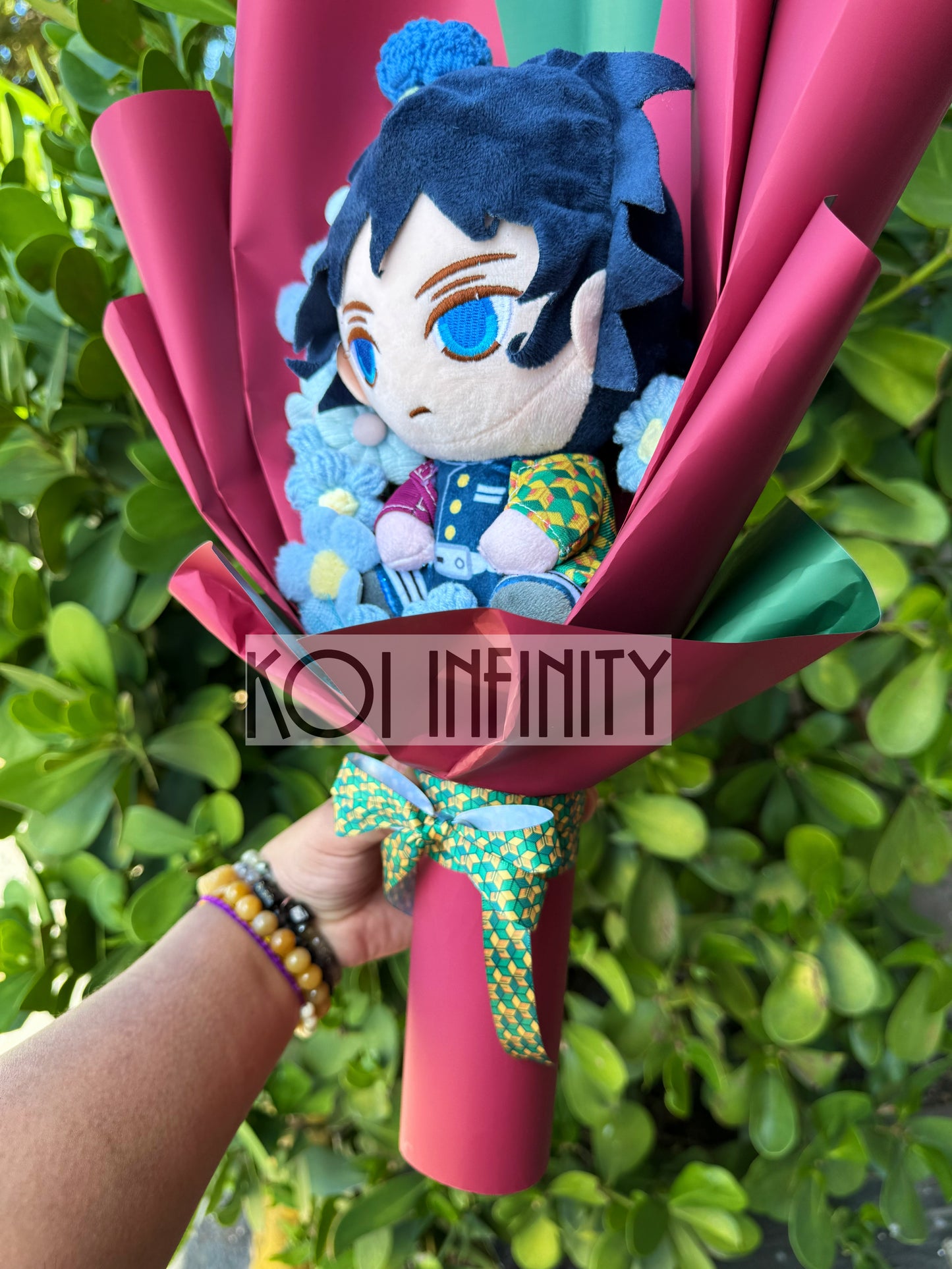 Giyu Hashira Demon Slayer Plush Bouquet