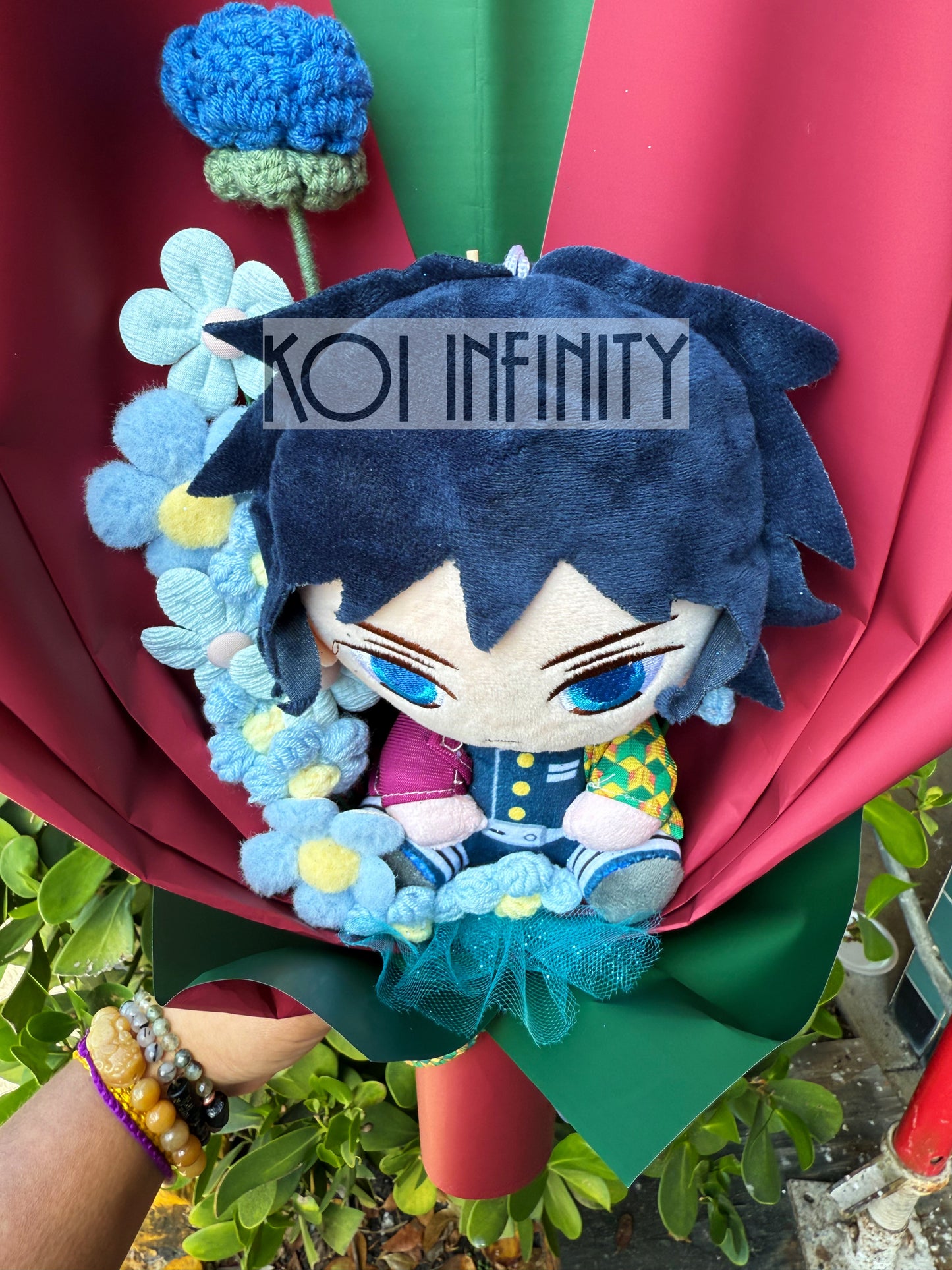 Giyu Hashira Demon Slayer Plush Bouquet