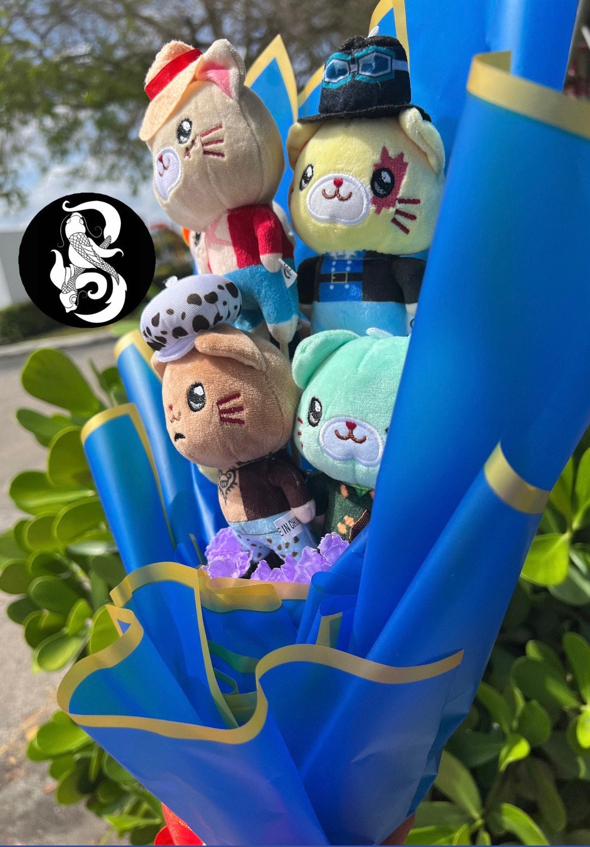 One Piece Kitty Plush Bouquet