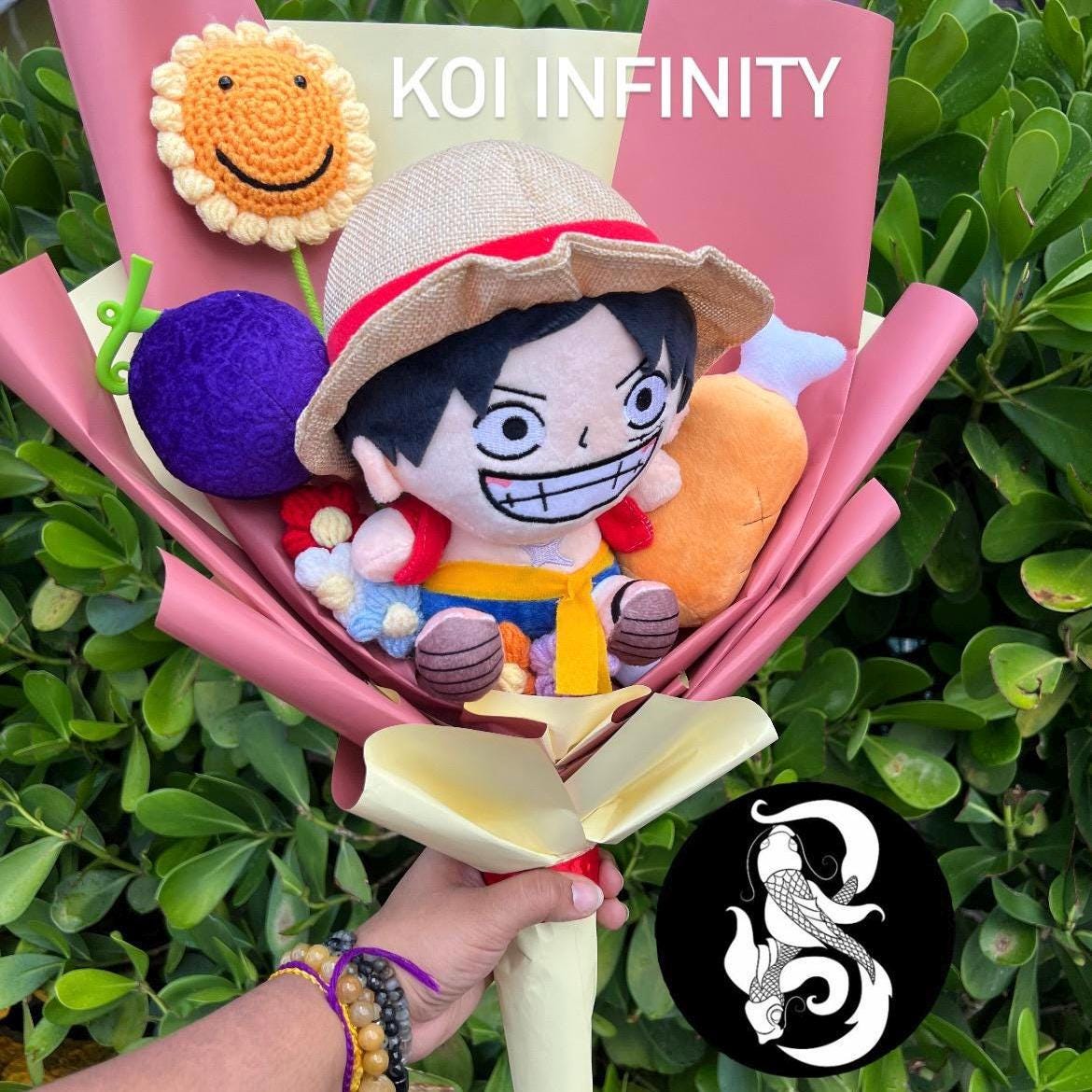 One Piece Luffy Plush Bouquet