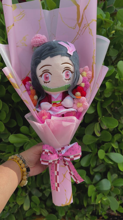 Nezuko Demon Slayer Plush Bouquet