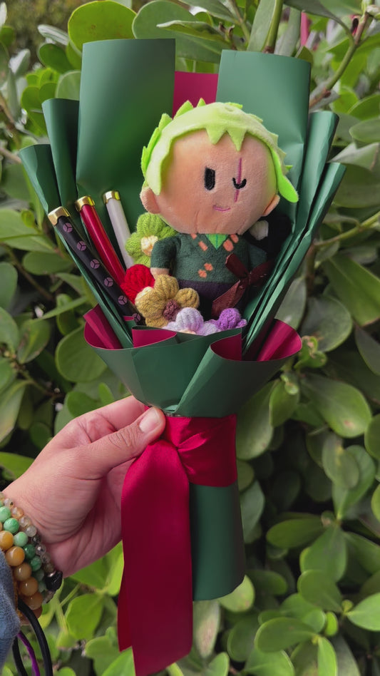 Roronoa Zoro Small One Piece Plush Bouquet