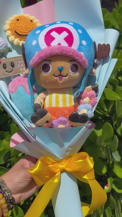 One Piece Chopper Plush Bouquet